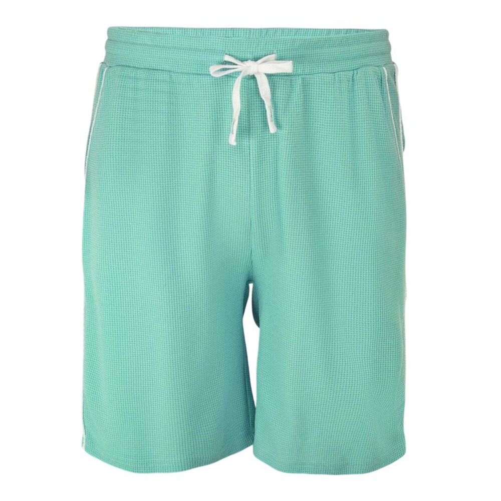 Fabric Mens Cotton Blend Shorts / Light Green